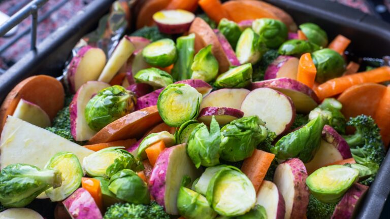 Arcoíris en el plato